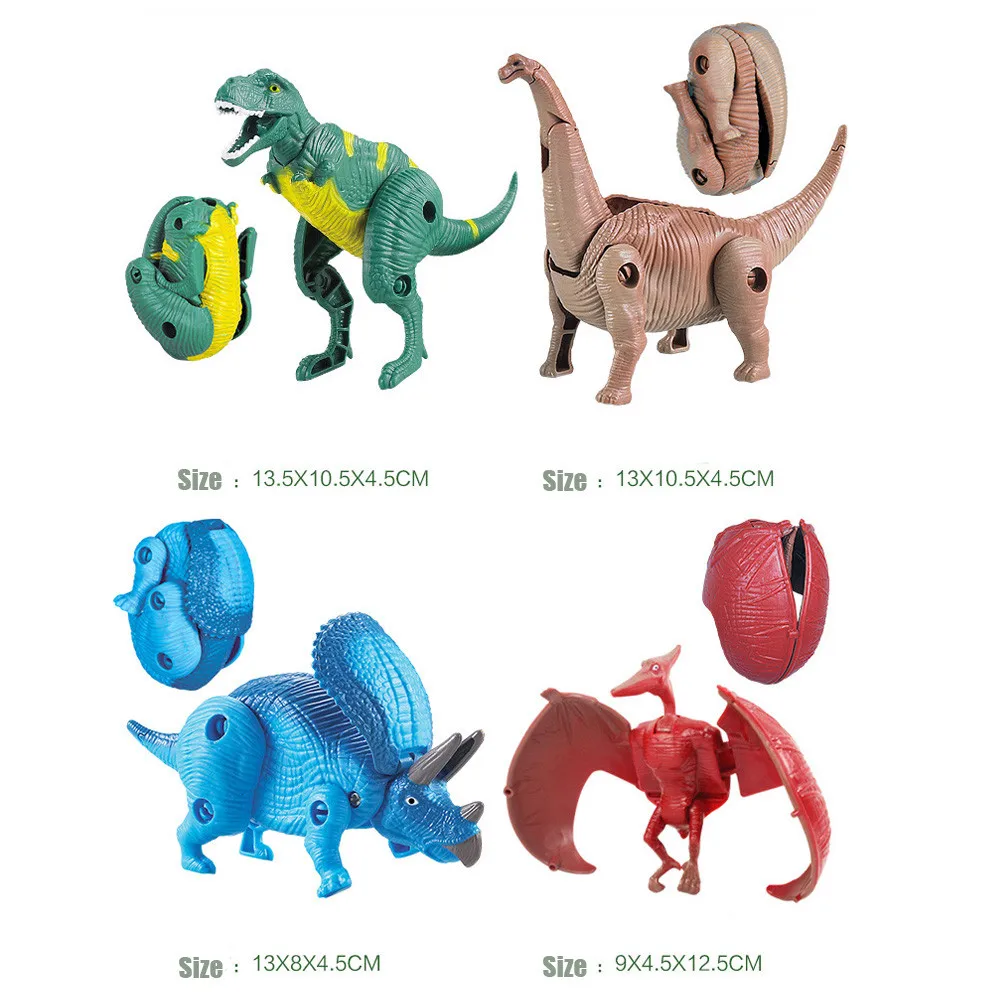 MUQGEW Transform Simulation Dinosaur Toy Model Deformed Dinosaur Egg Collection For Kid Magic Hatching Growing Dinosaur Toys
MUQGEW Transform Simulation Dinosaur Toy Model Deformed Dinosaur Egg Collection For Kid Magic Hatching Growing Dinosaur Toys