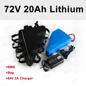 Powerful Triangle 3000W 3500W 72V 20Ah lithium li ion battery pack with bms for electric bicycle/e-scooter/golf cart+3A charger
Powerful Triangle 3000W 3500W 72V 20Ah lithium li ion battery pack with bms for electric bicycle/e-scooter/golf cart+3A charger