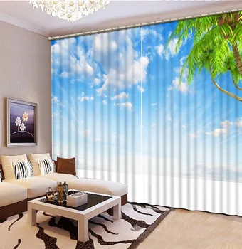 Luxury Blackout 3D Window Curtains For Living Room Bedroom beach curtains blue sky curtain
Luxury Blackout 3D Window Curtains For Living Room Bedroom beach curtains blue sky curtain