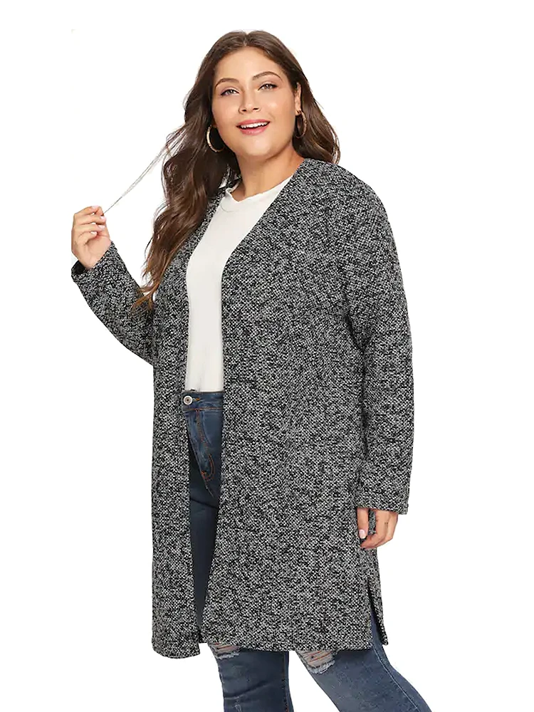 Wipalo Plus Size Open Front Sweater Knitted Cardigan Spring Autumn Long Sleeve Casual Sweater Solid Color Cardigans Outwear 2019
Wipalo Plus Size Open Front Sweater Knitted Cardigan Spring Autumn Long Sleeve Casual Sweater Solid Color Cardigans Outwear 2019
