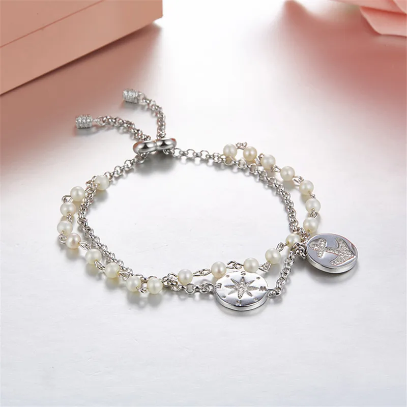 Fits Monaco Jewelry with Ladies Jewelry Party Gift Charm 925 Sterling Silver Micro Inlaid Zircon Anchor Bead Bracelet
Fits Monaco Jewelry with Ladies Jewelry Party Gift Charm 925 Sterling Silver Micro Inlaid Zircon Anchor Bead Bracelet