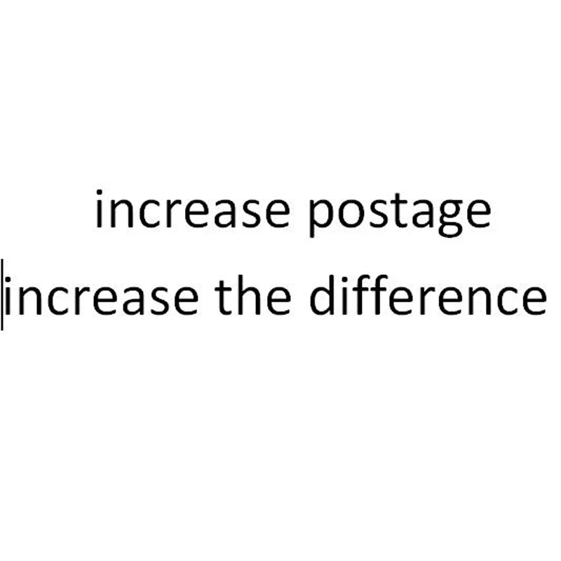 This link is used to increase postage or increase the difference. Please contact me before purchasing this product.
This link is used to increase postage or increase the difference. Please contact me before purchasing this product.