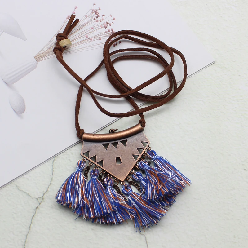 Women's Geometry Triangle Necklaces Bohemia Multi Color Collision Tassel Necklace Sweater Chain Fringed Chokers Necklace Jewelry
Women's Geometry Triangle Necklaces Bohemia Multi Color Collision Tassel Necklace Sweater Chain Fringed Chokers Necklace Jewelry