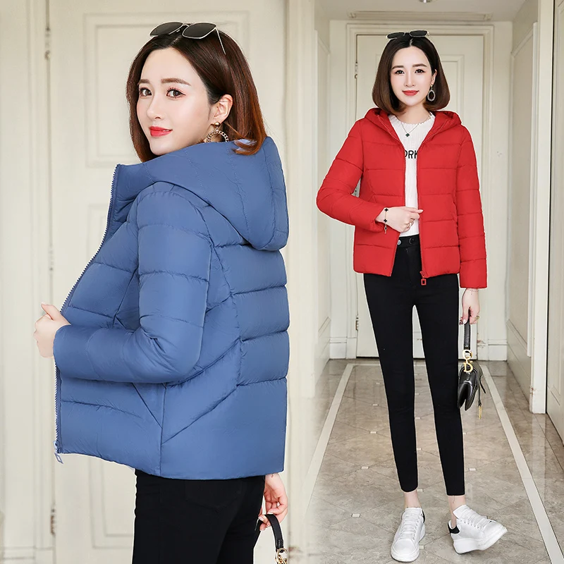 Stand Collar Short Winter Jacket Women Solid Color Cotton Padded Winter Autumn Female Coat Parkas Casaco Feminina Inveno
Stand Collar Short Winter Jacket Women Solid Color Cotton Padded Winter Autumn Female Coat Parkas Casaco Feminina Inveno