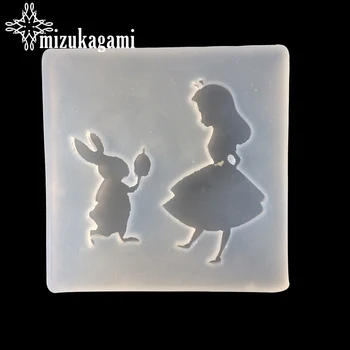 UV Resin Jewelry Liquid Silicone Mold Cartoon Girl Rabbits Shape Resin Molds For DIY Necklace Pendant Charms Toys Making Jewelry
UV Resin Jewelry Liquid Silicone Mold Cartoon Girl Rabbits Shape Resin Molds For DIY Necklace Pendant Charms Toys Making Jewelry