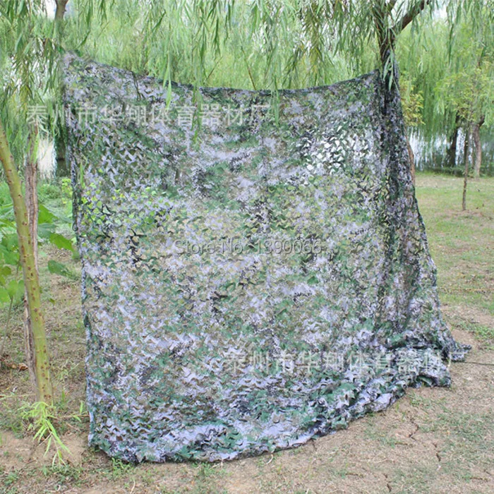 4x4m digital Military Camouflage Net Car Drop camo netting jungle Hunting Camping Woodlands Leaves for Military