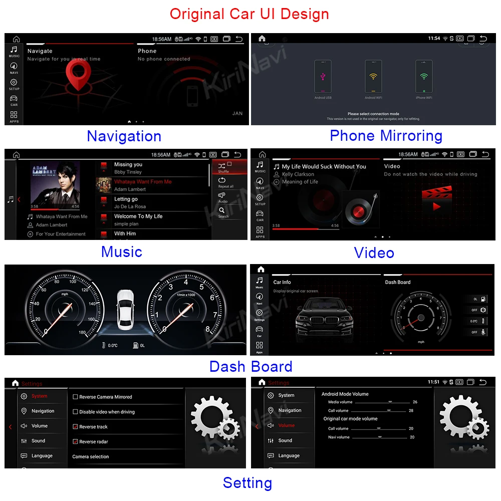 Discount KiriNavi 8 Core 4+64G 10.25" 2 din car radio Android 9.0 auto multimedia stereo dvd gps for BMW X3 F25 automotivo head unit WIFI 6