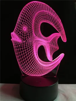Animal Ocean Topical Fish 3D Lamp lighting LED USB Mood Acrylic Plate Night Light Multicolor Children Kid Toy Christmas Kid Gift
Animal Ocean Topical Fish 3D Lamp lighting LED USB Mood Acrylic Plate Night Light Multicolor Children Kid Toy Christmas Kid Gift