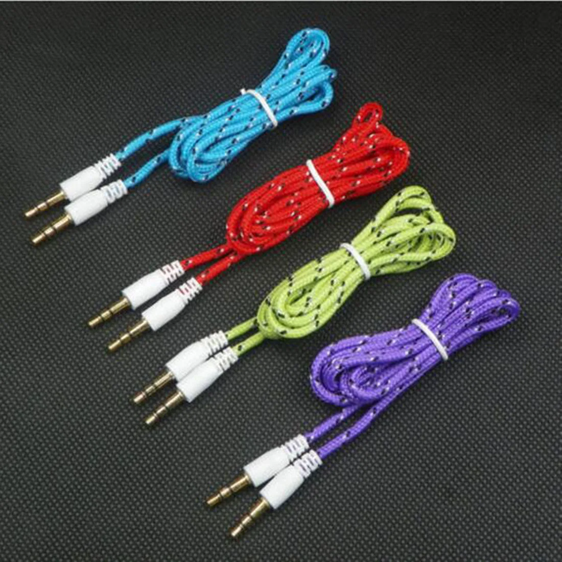 3.5mm Male to 3.5mm Male Audio Stereo Cable AUX Cord Jack to Jack 1M Universal Woven for PC Phone MP3 MP4 Headphones
3.5mm Male to 3.5mm Male Audio Stereo Cable AUX Cord Jack to Jack 1M Universal Woven for PC Phone MP3 MP4 Headphones