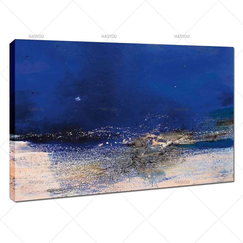 Modern Abstract Art Blue Sea Wave Oil Painting on Canvas Poster Modern Art Wall Picture for Living Room Cuadros Home Decor
Modern Abstract Art Blue Sea Wave Oil Painting on Canvas Poster Modern Art Wall Picture for Living Room Cuadros Home Decor