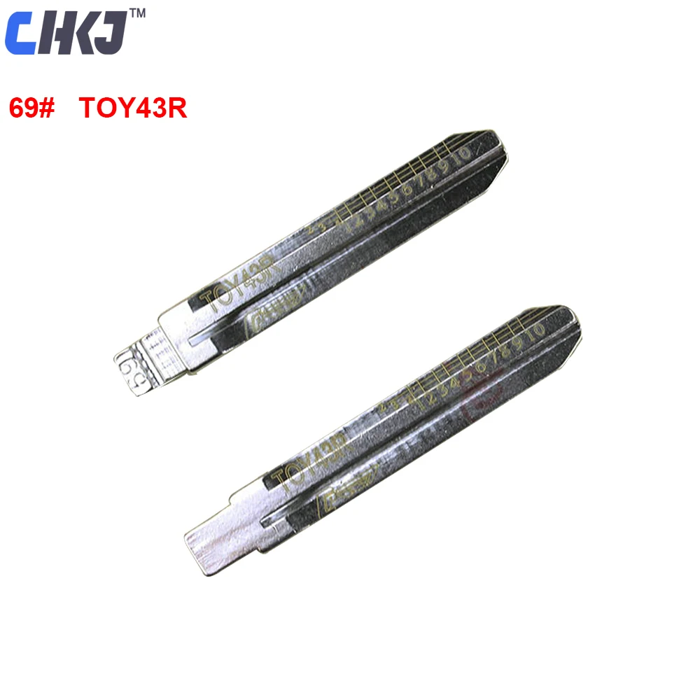 CHKJ 10pcs/lot Engraved Line Key NO.69 For Subaru XV Old Toyota Key Blanks For 2 in 1 Lishi TOY43R
CHKJ 10pcs/lot Engraved Line Key NO.69 For Subaru XV Old Toyota Key Blanks For 2 in 1 Lishi TOY43R