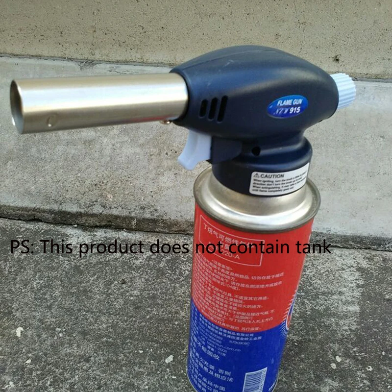 Flame Gas Torch Flamethrower Butane Lighter Automatic Piezoelectricity Ignite Outdoor Camping BBQ Soldering Welding
Flame Gas Torch Flamethrower Butane Lighter Automatic Piezoelectricity Ignite Outdoor Camping BBQ Soldering Welding