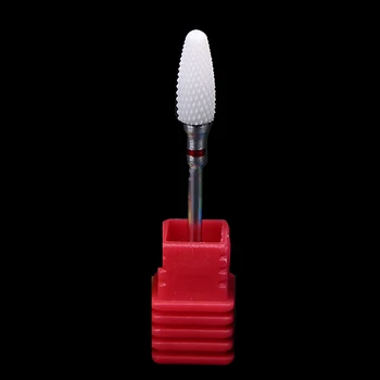 White Ceramic Flame Bit for Hard Gel & Acrylic Nail Art Electric Manicure Drill,BT005-F
White Ceramic Flame Bit for Hard Gel & Acrylic Nail Art Electric Manicure Drill,BT005-F