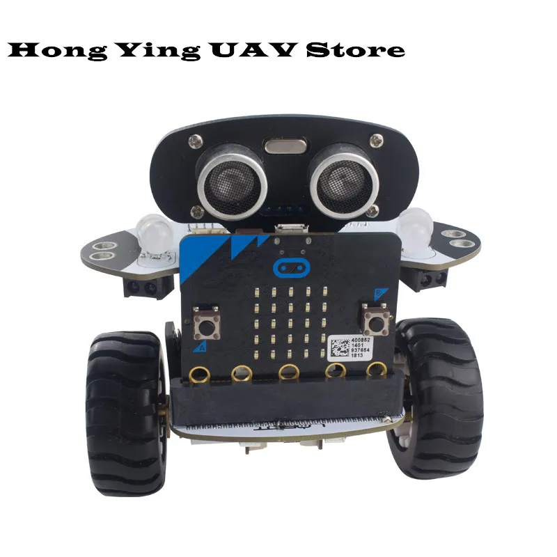 DIY Qbit programming intelligent remote control car Micro:bit Robot Arduino USB communication LED dot matrix RC robot toy
DIY Qbit programming intelligent remote control car Micro:bit Robot Arduino USB communication LED dot matrix RC robot toy