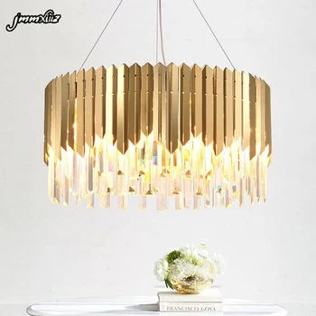 jmmxiuz Luxury design crystal chandelier modern living room lights AC110V 240V chandelier LED dining room lamp
jmmxiuz Luxury design crystal chandelier modern living room lights AC110V 240V chandelier LED dining room lamp