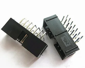 1000 Pcs Shrouded Box header IDC Socket 2.54mm 2x7 Pin 14 P Right Angle Male square pin 0.64mm 2 rows 2.54 Through hole DIP
1000 Pcs Shrouded Box header IDC Socket 2.54mm 2x7 Pin 14 P Right Angle Male square pin 0.64mm 2 rows 2.54 Through hole DIP