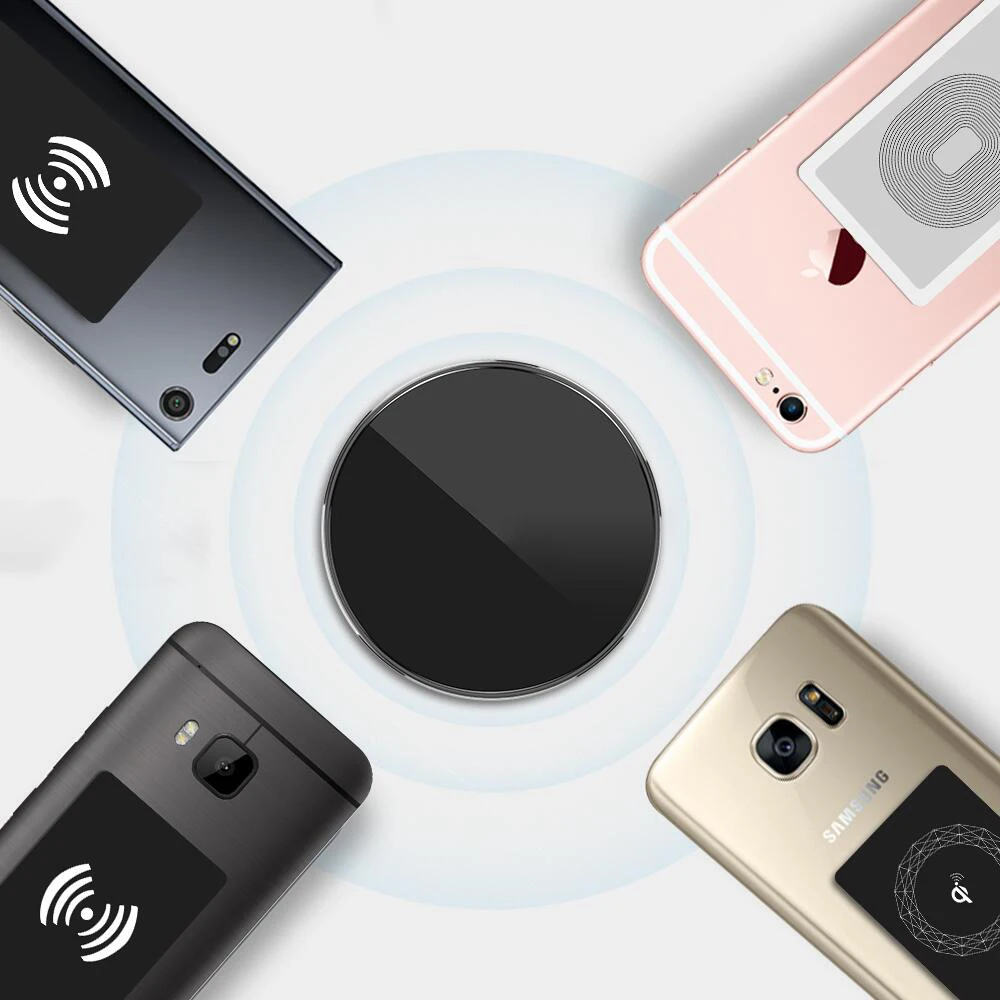 CASEIER Wireless Charger Receiver For iPhone 7 6 6s 5 5s SE Phone QI Wireless Charger Adapter Receiver For Redmi Huawei Samsung
CASEIER Wireless Charger Receiver For iPhone 7 6 6s 5 5s SE Phone QI Wireless Charger Adapter Receiver For Redmi Huawei Samsung