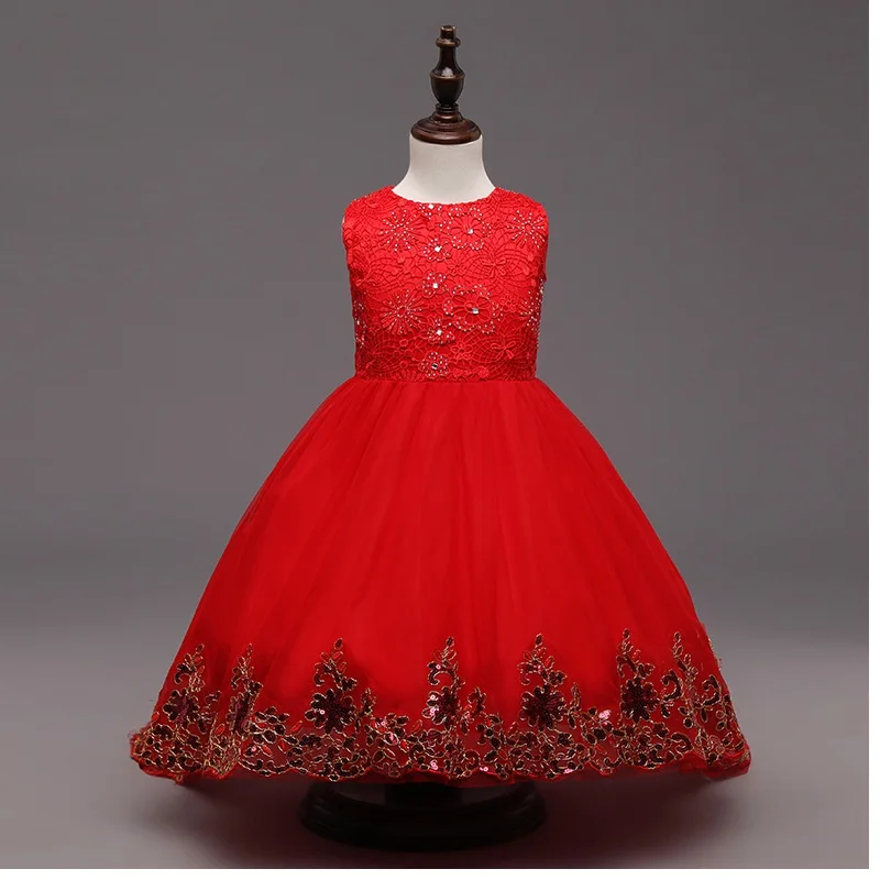 High - quality girls Girdle Sleeveless Dress flower girl flower tail dress Princess dress
High - quality girls Girdle Sleeveless Dress flower girl flower tail dress Princess dress