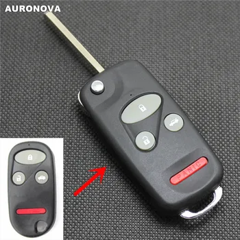 AURONOVA New Upgrade Folding Key Shell for Honda Accord City Fit Odyssey 3+1 Buttons Remote Car Key Case With No.2 Blade
AURONOVA New Upgrade Folding Key Shell for Honda Accord City Fit Odyssey 3+1 Buttons Remote Car Key Case With No.2 Blade