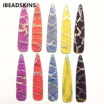 New arrival! 54x12mm 100pcs/lot acrylic stripe drop-shape charms for earrings accessories earring/Jewelry DIY making(As shown)
New arrival! 54x12mm 100pcs/lot acrylic stripe drop-shape charms for earrings accessories earring/Jewelry DIY making(As shown)