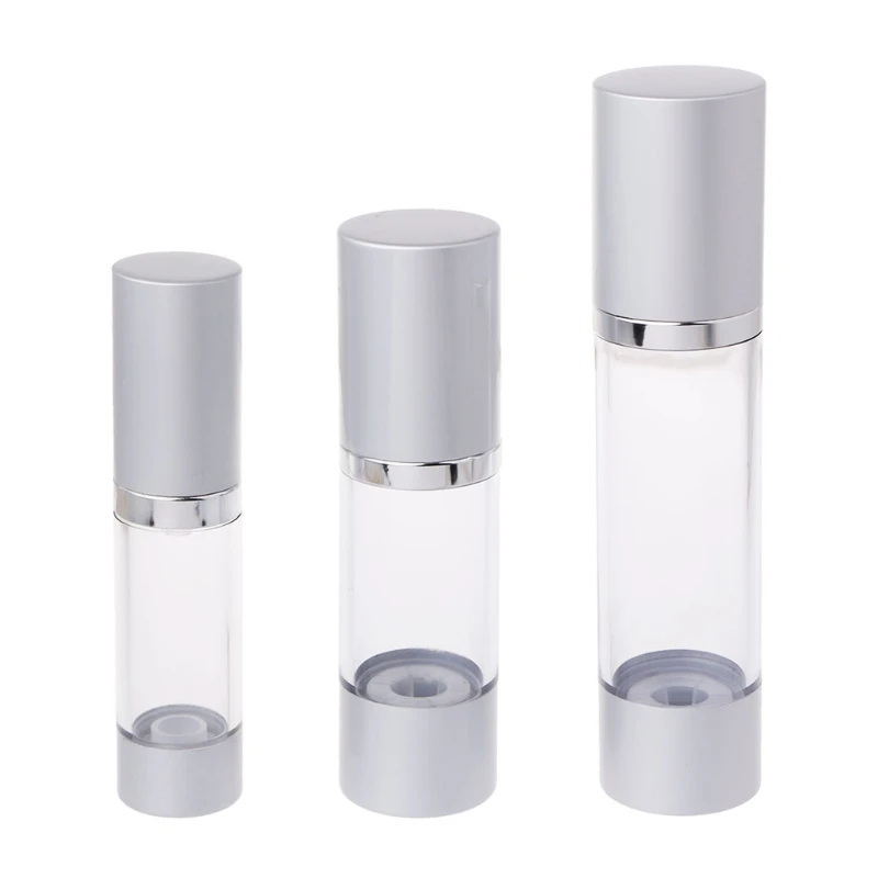 15 30 50ml Empty Reuseble Portable Cosmetic Airless Bottle Plastic Treatment Pump Travel Tool New
15 30 50ml Empty Reuseble Portable Cosmetic Airless Bottle Plastic Treatment Pump Travel Tool New