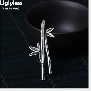 Uglyless 100% Real 925 Sterling Silver Handmade Bamboo Leaf Brooches for Women Ethnic Thai Silver Bamboo Brooch Fine Jewelry
Uglyless 100% Real 925 Sterling Silver Handmade Bamboo Leaf Brooches for Women Ethnic Thai Silver Bamboo Brooch Fine Jewelry