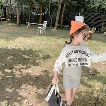 Children's clothes 2019 autumn dress new children's suit girl long-sleeved T-shirt half skirt 2 sets of autumn
Children's clothes 2019 autumn dress new children's suit girl long-sleeved T-shirt half skirt 2 sets of autumn