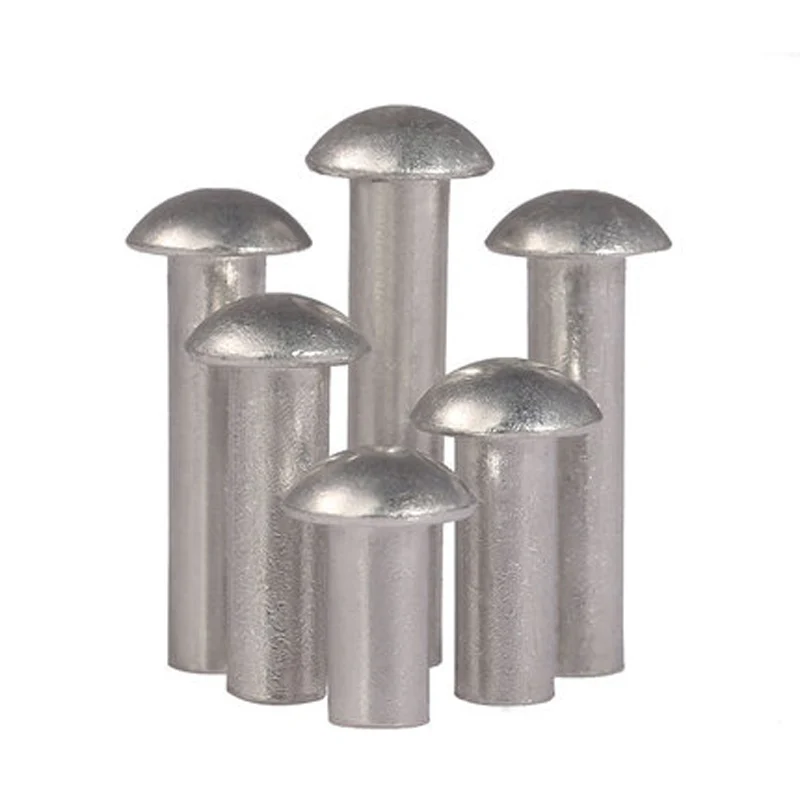 4pcs M6 Round head aluminum rivets Semicircular solid aluminums rivet 8mm-50mm Length
4pcs M6 Round head aluminum rivets Semicircular solid aluminums rivet 8mm-50mm Length
