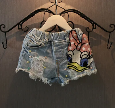 Girl Jeans pants Cute Cartoon Duck Sequins Hole Denim pants Children's trousers Girls Daisy Summer Pants Kids Clothes
Girl Jeans pants Cute Cartoon Duck Sequins Hole Denim pants Children's trousers Girls Daisy Summer Pants Kids Clothes