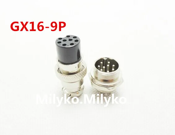 Free Shipping 5pair Male & Female Diameter 16mm Wire Panel Connector GX16 9P GX16-9 M16 circular connector Socket Plug
Free Shipping 5pair Male & Female Diameter 16mm Wire Panel Connector GX16 9P GX16-9 M16 circular connector Socket Plug
