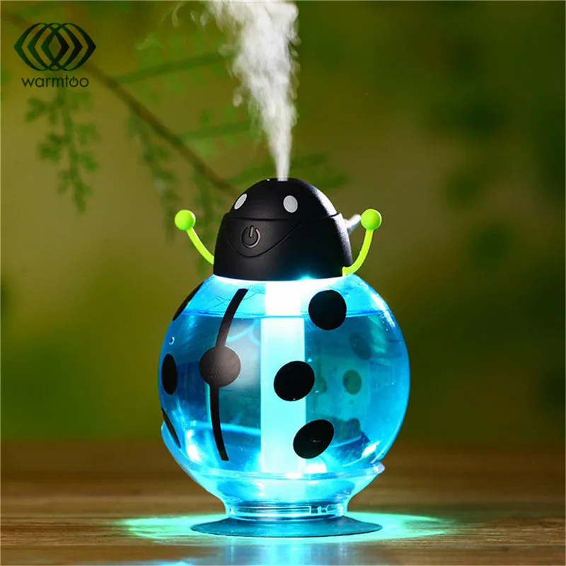 260ml Beetle Mini USB Night Light Cartoon Ladybug Aroma Air Humidifier Diffuser Mist Maker Car Baby Bedroom Accessories
260ml Beetle Mini USB Night Light Cartoon Ladybug Aroma Air Humidifier Diffuser Mist Maker Car Baby Bedroom Accessories
