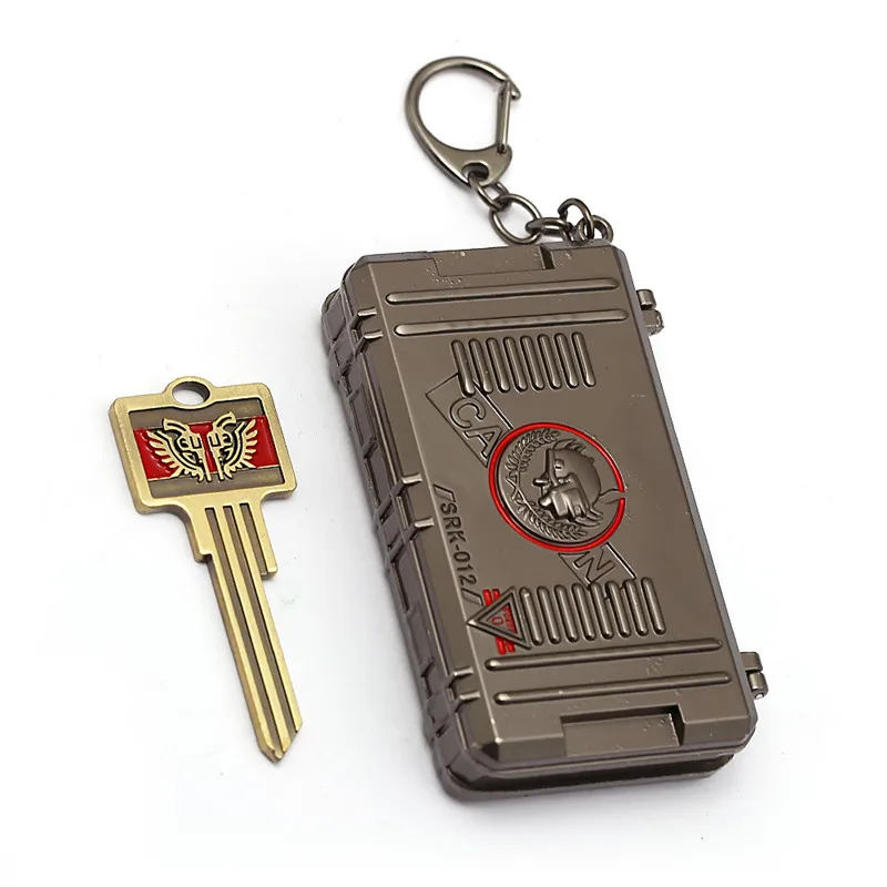 J Store Game PUBG Triumph Crate Keychain 98K Gun Model with Key Playerunknown's Battlegrounds Cosplay Props Chaveiro
J Store Game PUBG Triumph Crate Keychain 98K Gun Model with Key Playerunknown's Battlegrounds Cosplay Props Chaveiro