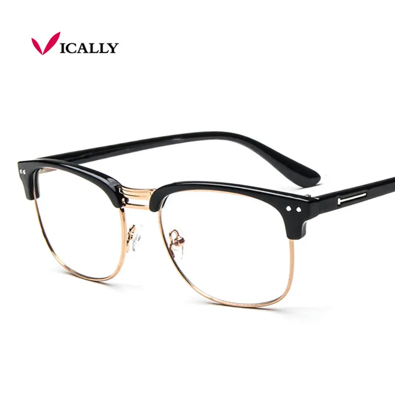 Retro Woman Men Reading Glass Fashion Metal Half Frame Glasses Frame UV Protection Clear Lens Computer Eyewear Eyeglasses
Retro Woman Men Reading Glass Fashion Metal Half Frame Glasses Frame UV Protection Clear Lens Computer Eyewear Eyeglasses