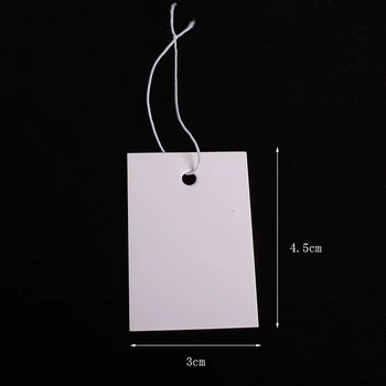 1000Pcs 3x4.5cm White Paper Price Tags With String Label +String DIY Price Tag For Jewelry Bracelet Card H2310
1000Pcs 3x4.5cm White Paper Price Tags With String Label +String DIY Price Tag For Jewelry Bracelet Card H2310