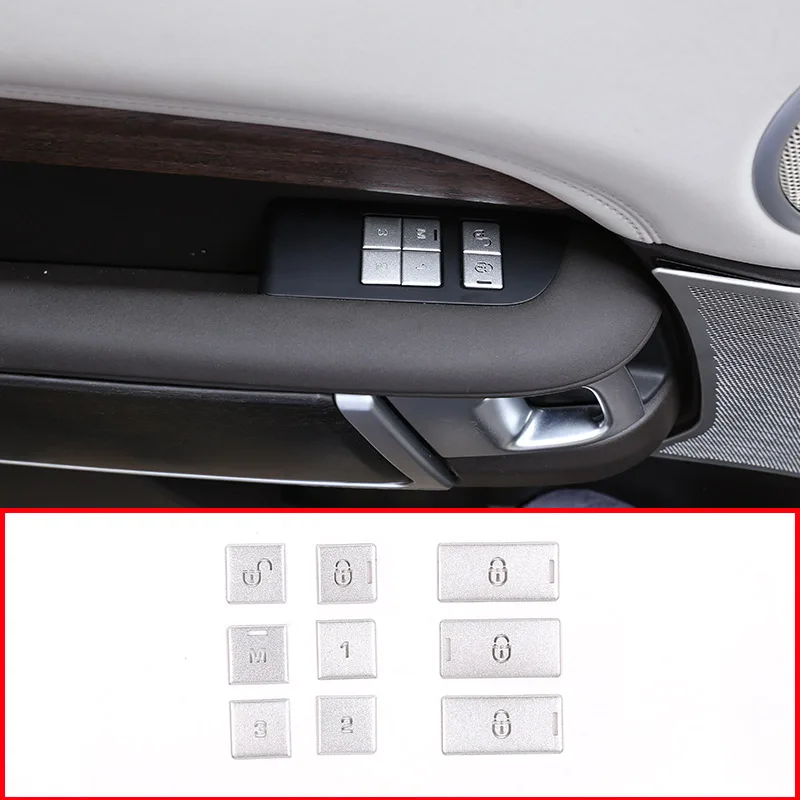 Aluminum Alloy Car Widow Lift Button Trim For Land Rover Discovery 5 LR5 L462 2017 2018 2019 Accessories
Aluminum Alloy Car Widow Lift Button Trim For Land Rover Discovery 5 LR5 L462 2017 2018 2019 Accessories