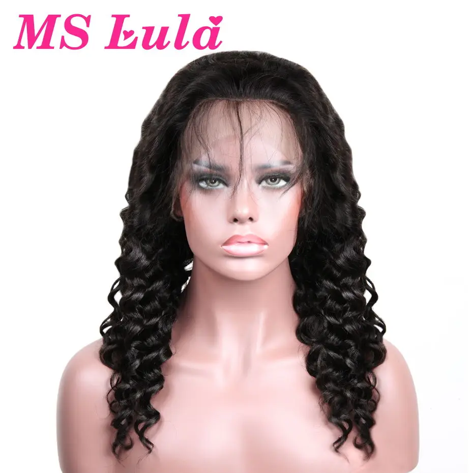 MS Lula Brazilian Pre Plucked 360 Lace Frontal Wig Loose Wave Human Hair Wig With Natural Hairline Remy Hair Wig For Black Women
MS Lula Brazilian Pre Plucked 360 Lace Frontal Wig Loose Wave Human Hair Wig With Natural Hairline Remy Hair Wig For Black Women
