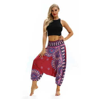 EU Size Blue&Red Flower Workout Bloomers Womens Pants 3D Boho Summer High Waist Lantern Loose Wide Leg Pants
EU Size Blue&Red Flower Workout Bloomers Womens Pants 3D Boho Summer High Waist Lantern Loose Wide Leg Pants