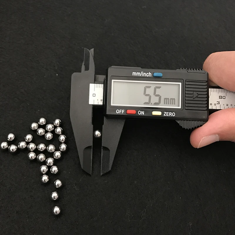 New 100pcs/Lot 5.5mm Steel Slingshot Balls Catapult Balls Hitting Ammo Slingshot Hunting High-carbon Shooting Catapult Bow
New 100pcs/Lot 5.5mm Steel Slingshot Balls Catapult Balls Hitting Ammo Slingshot Hunting High-carbon Shooting Catapult Bow