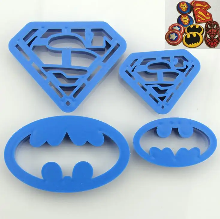 4pcs Batman Superman Fondant Cake Decorating Tools kitchen accessories cookie cutter cup cake papercake tool baking tools
4pcs Batman Superman Fondant Cake Decorating Tools kitchen accessories cookie cutter cup cake papercake tool baking tools