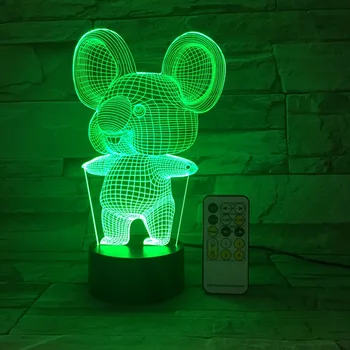 Koala Rabbit 3D Table USB LED Night Light 7 Colors Lamp Touch Button Remote Control Kid Children Living Bedroom Table Desk Light
Koala Rabbit 3D Table USB LED Night Light 7 Colors Lamp Touch Button Remote Control Kid Children Living Bedroom Table Desk Light