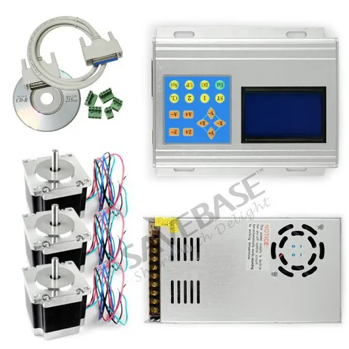 Upgrade Standard CNC 3Axis Stepper Driver,Box,Keypad/Display/Motor 175 Oz-in/PSU
Upgrade Standard CNC 3Axis Stepper Driver,Box,Keypad/Display/Motor 175 Oz-in/PSU