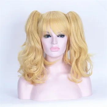 StrongBeauty Batman Harley Quinn Cosplay Wigs 2 Clip-On Gold Blonde Curly Medium Synthetic Hair Halloween Party Wig
StrongBeauty Batman Harley Quinn Cosplay Wigs 2 Clip-On Gold Blonde Curly Medium Synthetic Hair Halloween Party Wig
