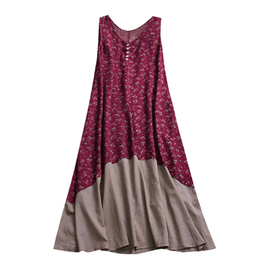 Vintage Plus Size Women dress Cotton and Linen Patchwork Casual Loose Boho party dress Summer Style Retro robe femme vestidos
Vintage Plus Size Women dress Cotton and Linen Patchwork Casual Loose Boho party dress Summer Style Retro robe femme vestidos