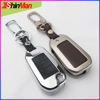 ShinMan Zinc alloy + Layer Leather Folding Remode Car key cover key caseFor Peugeot 2008 3008 408 308S 508 301 407 3button
ShinMan Zinc alloy + Layer Leather Folding Remode Car key cover key caseFor Peugeot 2008 3008 408 308S 508 301 407 3button