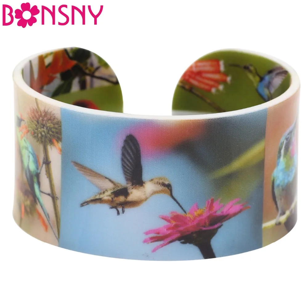 Bonsny Acrylic Wide Love Bird Bracelets Bangles For Girl 2017 New Fashion Animal Jewelry For Women Charm Female Accessories
Bonsny Acrylic Wide Love Bird Bracelets Bangles For Girl 2017 New Fashion Animal Jewelry For Women Charm Female Accessories