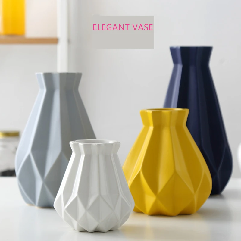 Europe Brief Style Matt Diamond Porcelain Vase Modern Fashion Ceramic Flower Vase Room Study Hallway Home Wedding Decoration
Europe Brief Style Matt Diamond Porcelain Vase Modern Fashion Ceramic Flower Vase Room Study Hallway Home Wedding Decoration