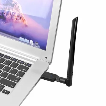 Besegad WiFi Adapter 1200Mbps 2.4G 5G Dual Band USB3.0 Wireless Network WiFi Dongle with Antenna for PC Desktop Laptop
Besegad WiFi Adapter 1200Mbps 2.4G 5G Dual Band USB3.0 Wireless Network WiFi Dongle with Antenna for PC Desktop Laptop