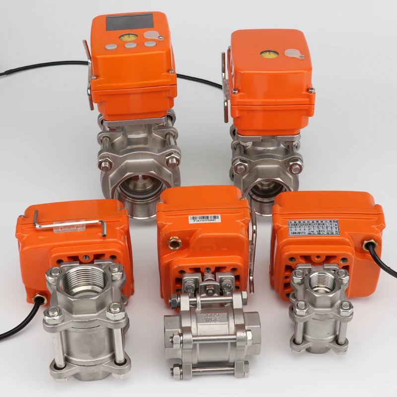 4-20mA 0-10V Miniature Stainless Steel Electric Ball Valve Regulating Valve Analog Signal Control Flow
4-20mA 0-10V Miniature Stainless Steel Electric Ball Valve Regulating Valve Analog Signal Control Flow