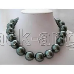 925 AAA Grade 16mm Fashion black South Sea Shell Pearl Necklace 18'' White cz Crystal Women free shippingnoble lady's
925 AAA Grade 16mm Fashion black South Sea Shell Pearl Necklace 18'' White cz Crystal Women free shippingnoble lady's