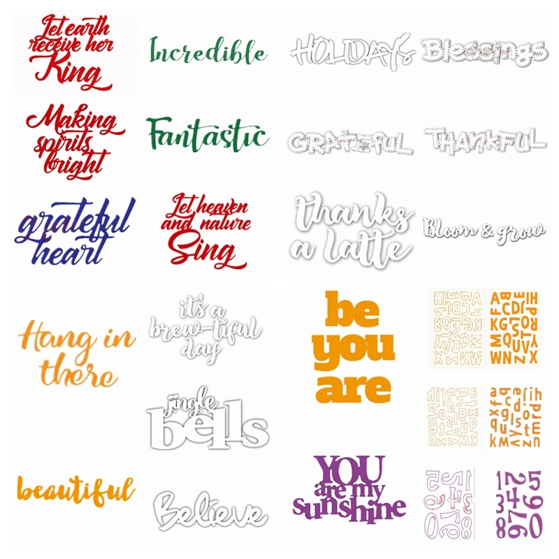 Sentiment Words Metal Cutting Dies New Stencils for DIY Scrapbooking Paper Cards Crafts Album Photo Embossing Decor 2019 Die
Sentiment Words Metal Cutting Dies New Stencils for DIY Scrapbooking Paper Cards Crafts Album Photo Embossing Decor 2019 Die